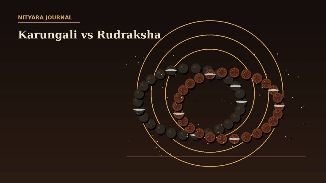 Rudraksha vs Karungali: Meaning, Differences & Which One Should You Choose?