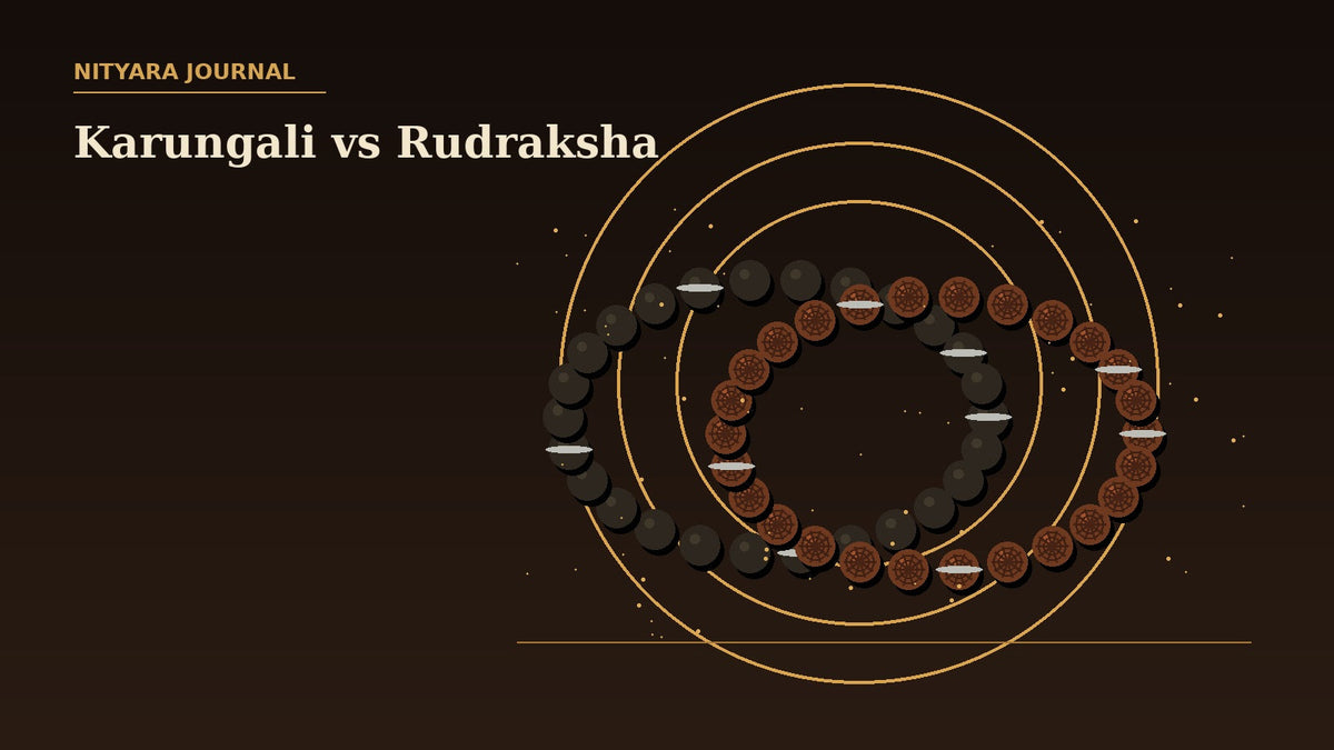 Rudraksha vs Karungali: Meaning, Differences & Which One Should You Choose?