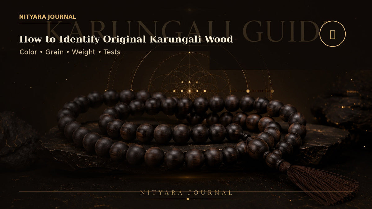 How to Identify Original Karungali Wood: Color, Grain, Weight & Tests - Nityara