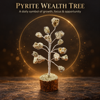 Pyrite Wealth Tree symbol of growth focus and opportunity