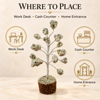 Pyrite Tree placement guide for work desk cash counter and home entrance