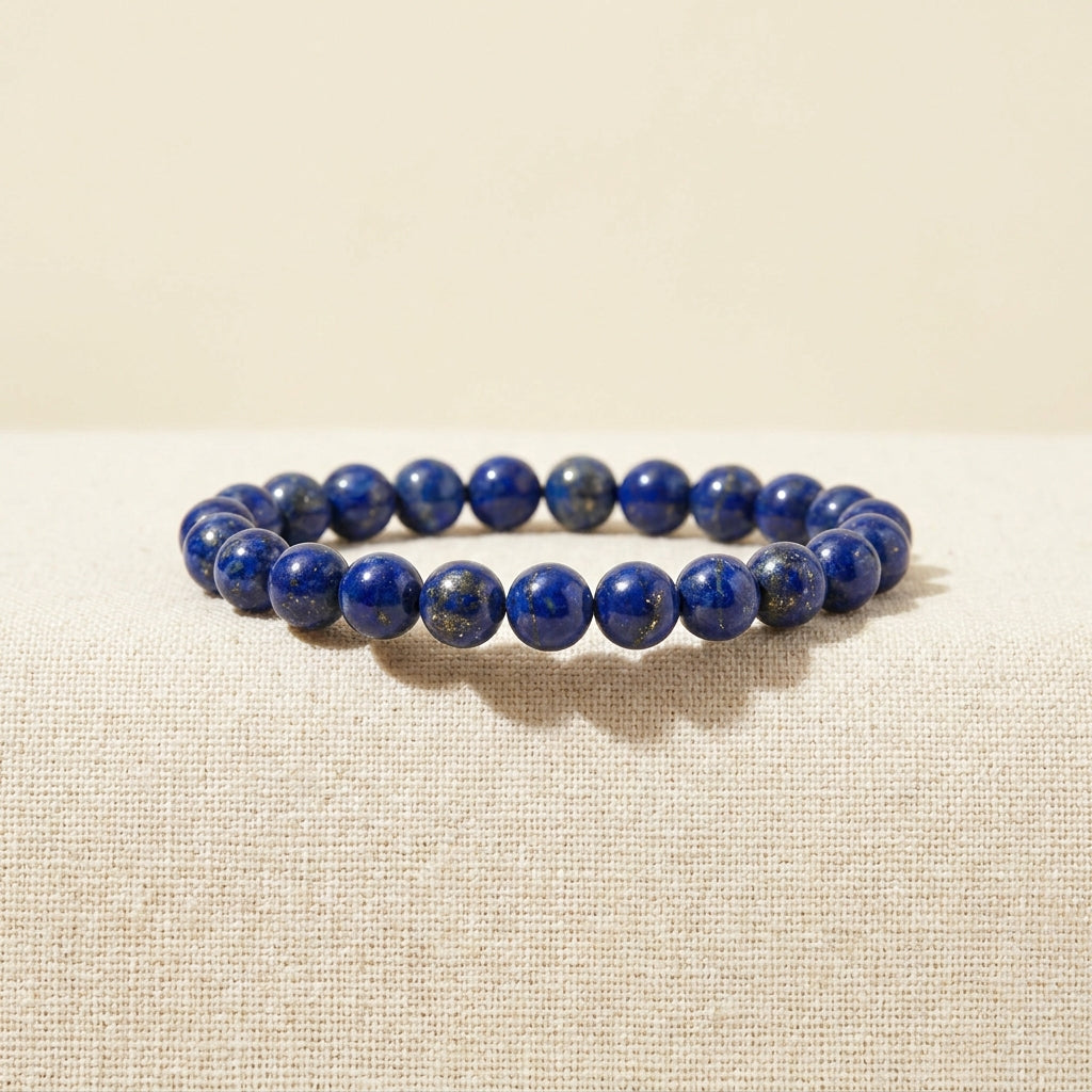 Lapis Lazuli Wisdom Bracelet - front view