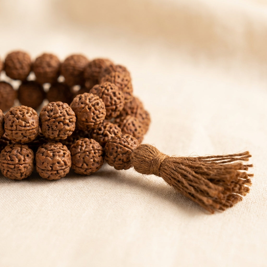 Rudraksha hanging, detail texture