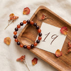 Number 1 & 9 Sun-Mars Numerology Bracelet - styled flat lay