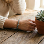Labradorite Transformation Bracelet - worn on wrist