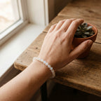 Number 2 Moon Numerology Bracelet - worn on wrist