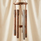 6-rod wind chime, detail texture