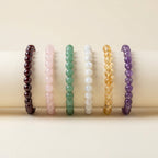 Zodiac Birthstone Bracelet Set - multi-gemstone hero shot