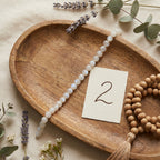 Number 2 Moon Numerology Bracelet - styled flat lay