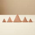 5-piece copper pyramid set, hero view