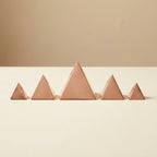 5-piece copper pyramid set, hero view
