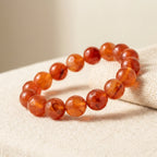Carnelian Vitality Bracelet - macro detail