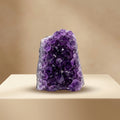 Amethyst cluster, hero front view
