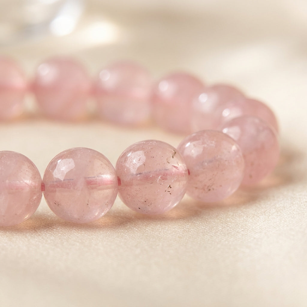 Number 6 Venus Numerology Bracelet - macro bead detail