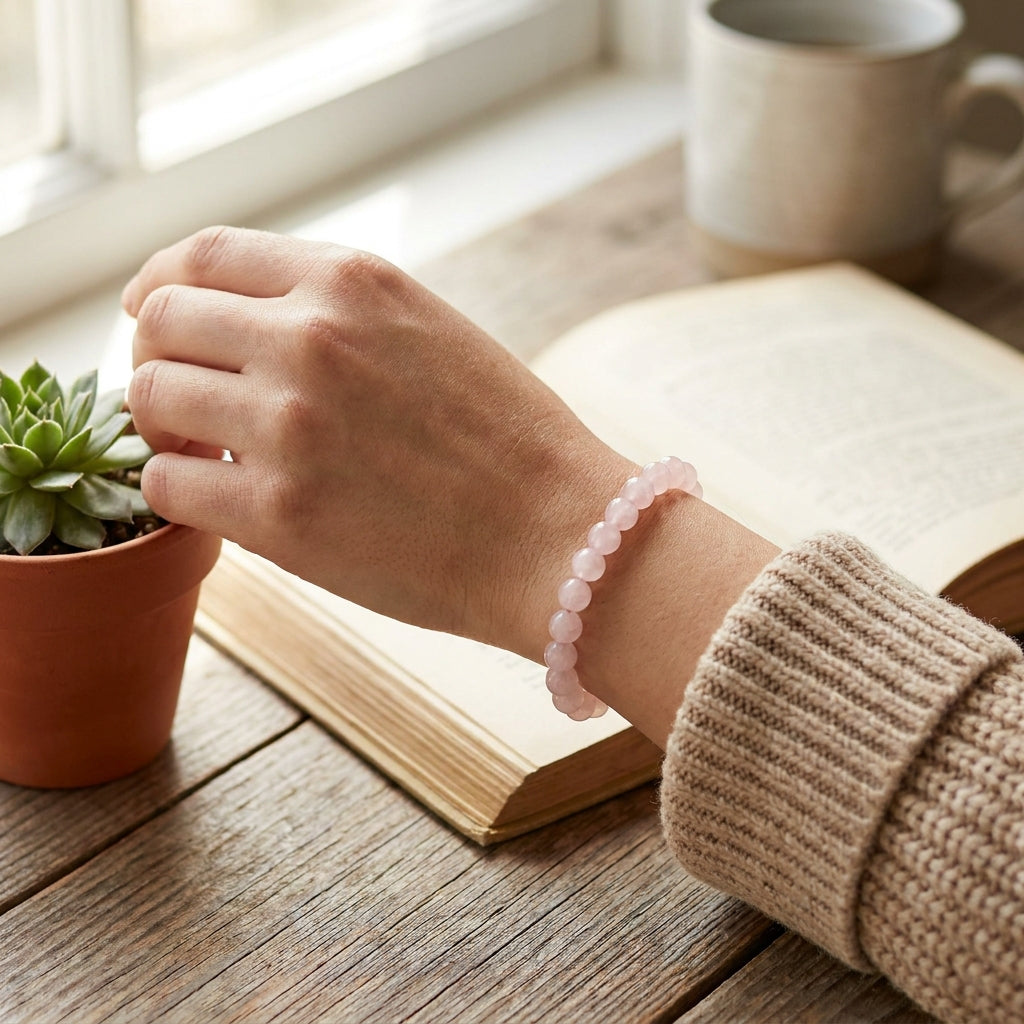 Number 6 Venus Numerology Bracelet - worn on wrist
