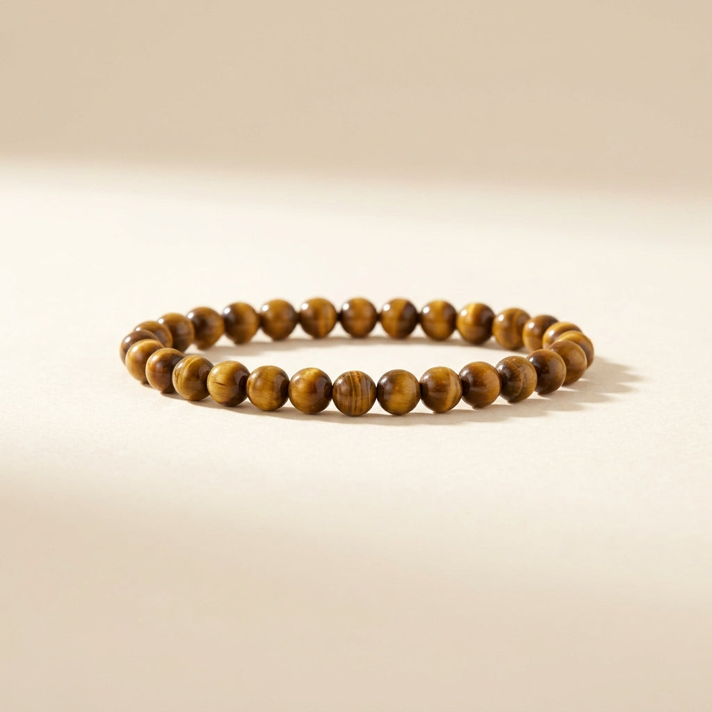Tiger Eye Protection Bracelet - front view