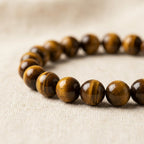 Tiger Eye Protection Bracelet - macro detail