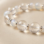 Master Number 11 Numerology Bracelet - macro bead detail