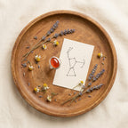 Scorpio Mars Zodiac Ring styled flat-lay with astrology props