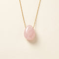 Libra Venus Zodiac Pendant - rose quartz hero shot