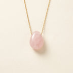 Libra Venus Zodiac Pendant - rose quartz hero shot