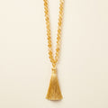 Pisces Jupiter Zodiac Mala - citrine beads hero shot