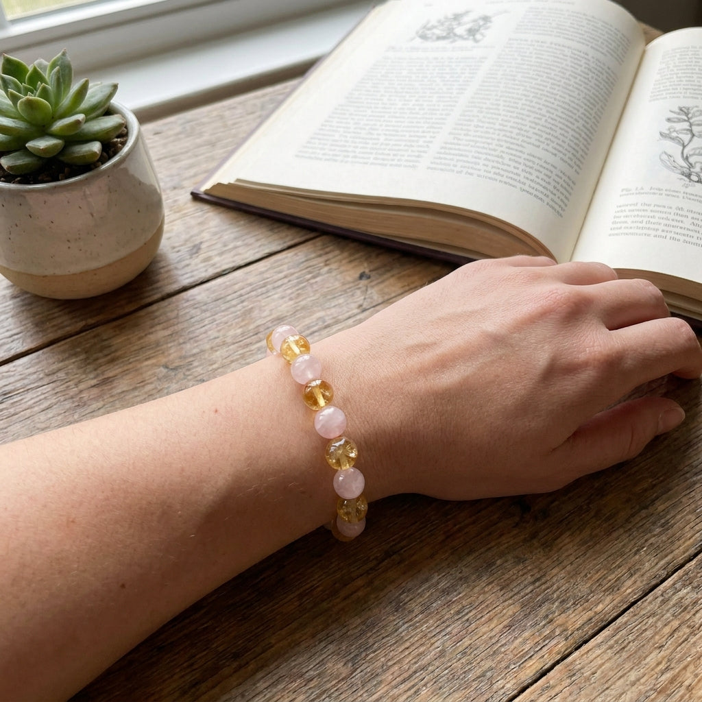 Number 3 & 6 Jupiter-Venus Numerology Bracelet - worn on wrist
