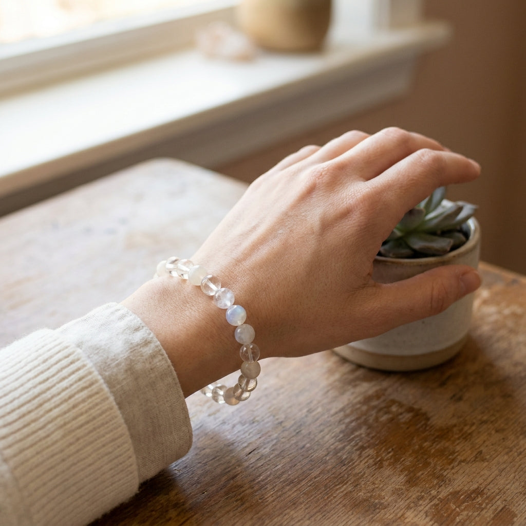 Master Number 11 Numerology Bracelet - worn on wrist