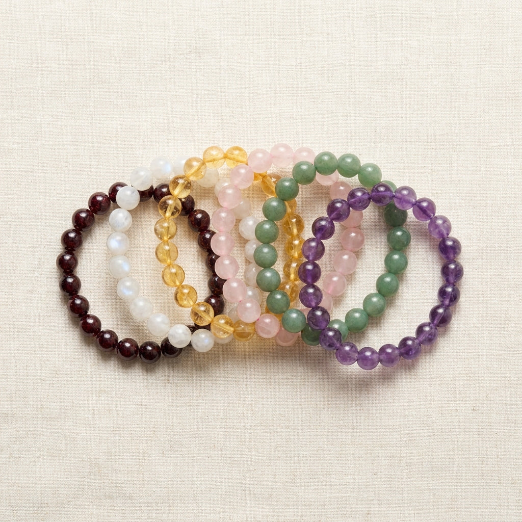 Numerology Birth Number Combo Bracelet Set - hero front view