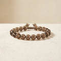 Smoky Quartz Stress Relief Bracelet - front view