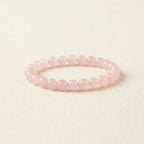Rose Quartz Love & Serenity Bracelet - front view