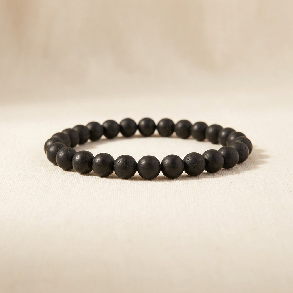 Black Tourmaline Protection Bracelet — Closer view