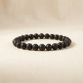 Black Tourmaline Protection Bracelet - front view