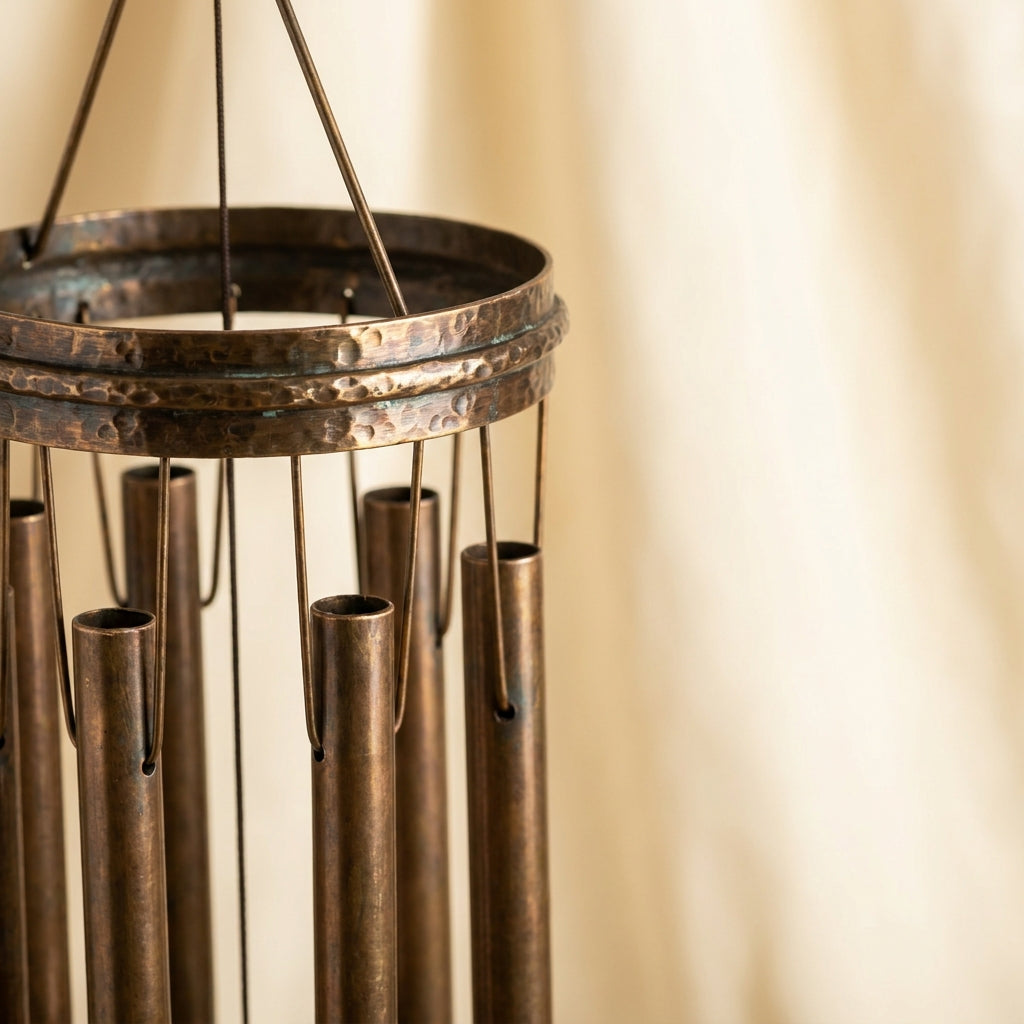 Vaastu wind chime, detail texture