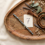 Number 7 Ketu Numerology Bracelet - styled flat lay