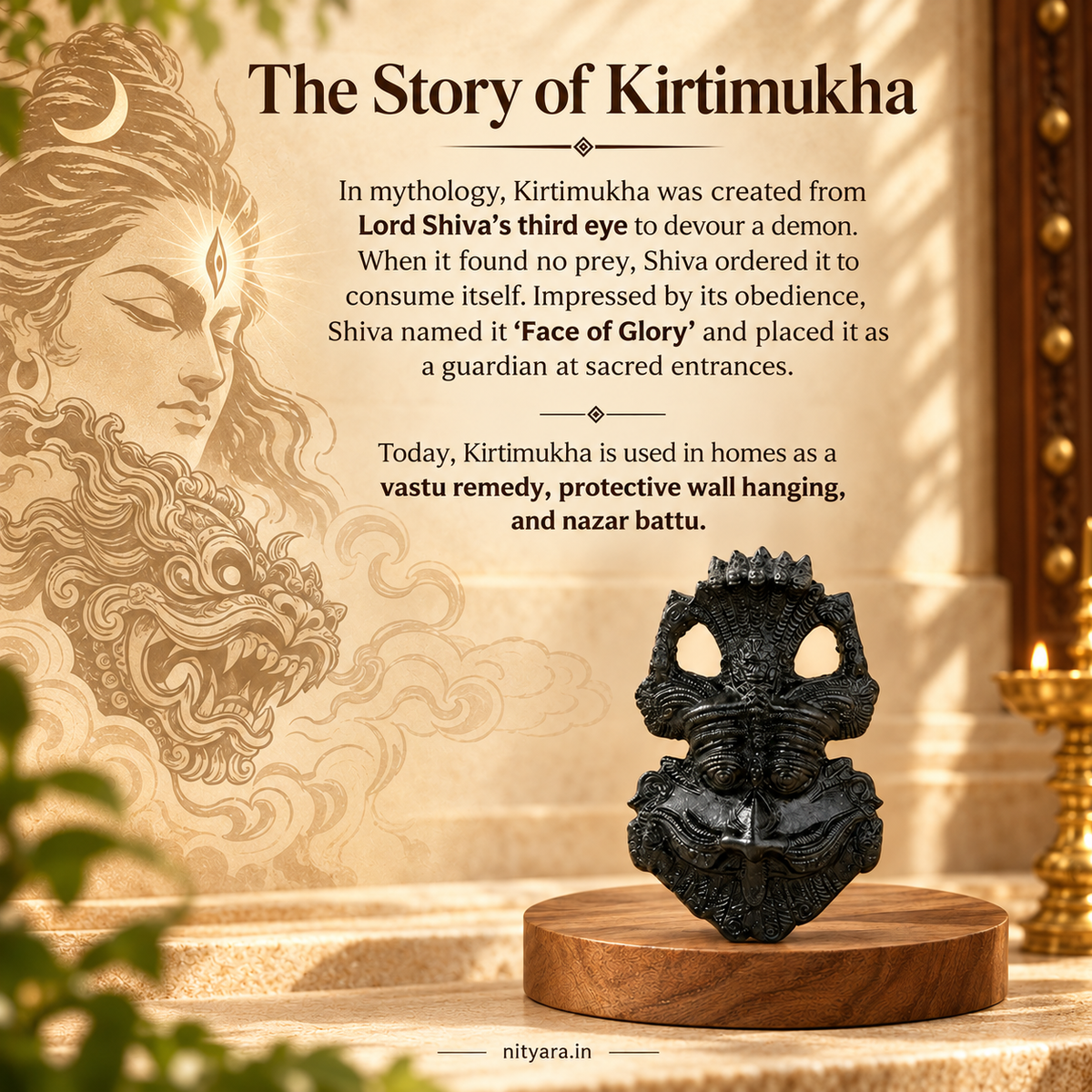 Kirtimukha Kavach (कीर्तिमुख कवच) – Main Entrance Guardian