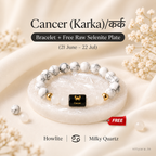 Cancer Moon Zodiac Bracelet