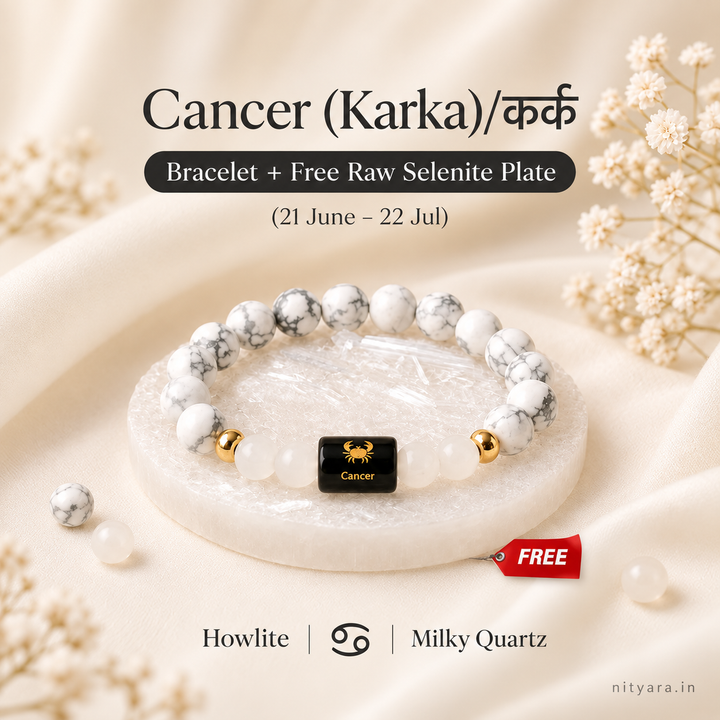 Cancer Moon Zodiac Bracelet