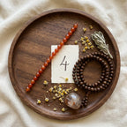 Number 4 Rahu Numerology Bracelet - styled flat lay