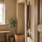 Rudraksha hanging near entrance door