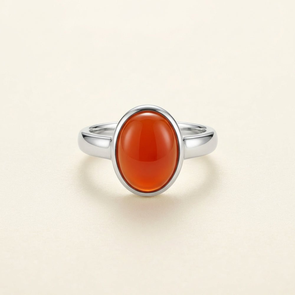 Scorpio Mars Zodiac Ring — Personal stone styling