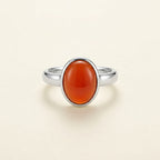 Scorpio Mars Zodiac Ring - carnelian hero shot