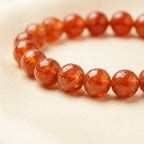 Number 4 Rahu Numerology Bracelet - macro bead detail