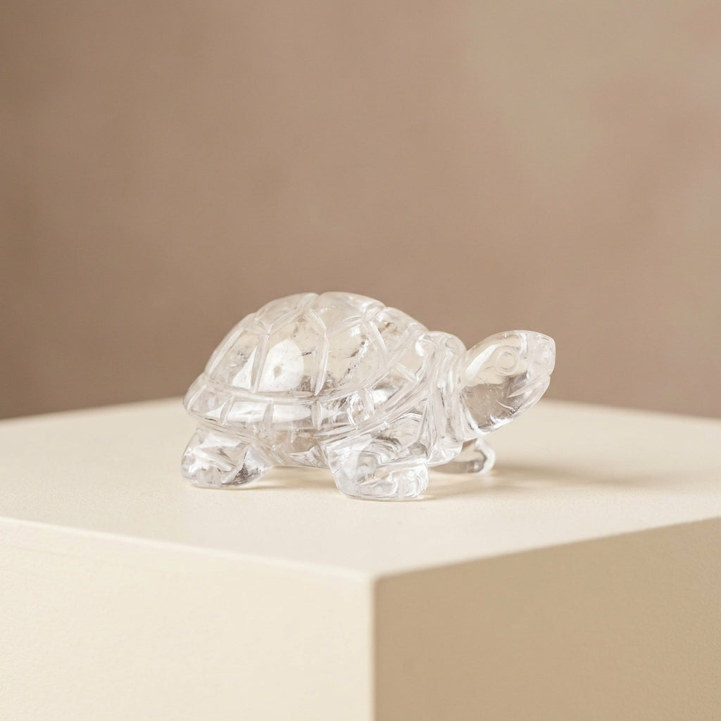 Crystal tortoise, hero front view
