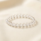 Clear Quartz Master Healer Bracelet - front view