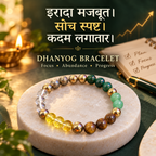 Dhanyog Bracelet for daily intention, focus and consistent action