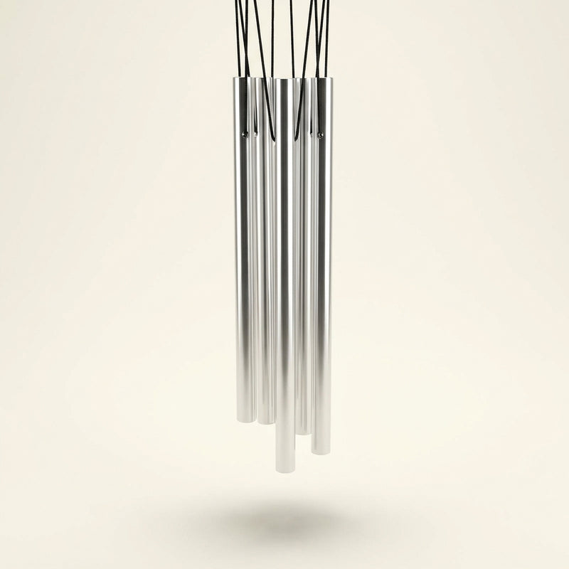 Vaastu Wind Chime — 6-Rod Metal (Northwest Corner) material detail