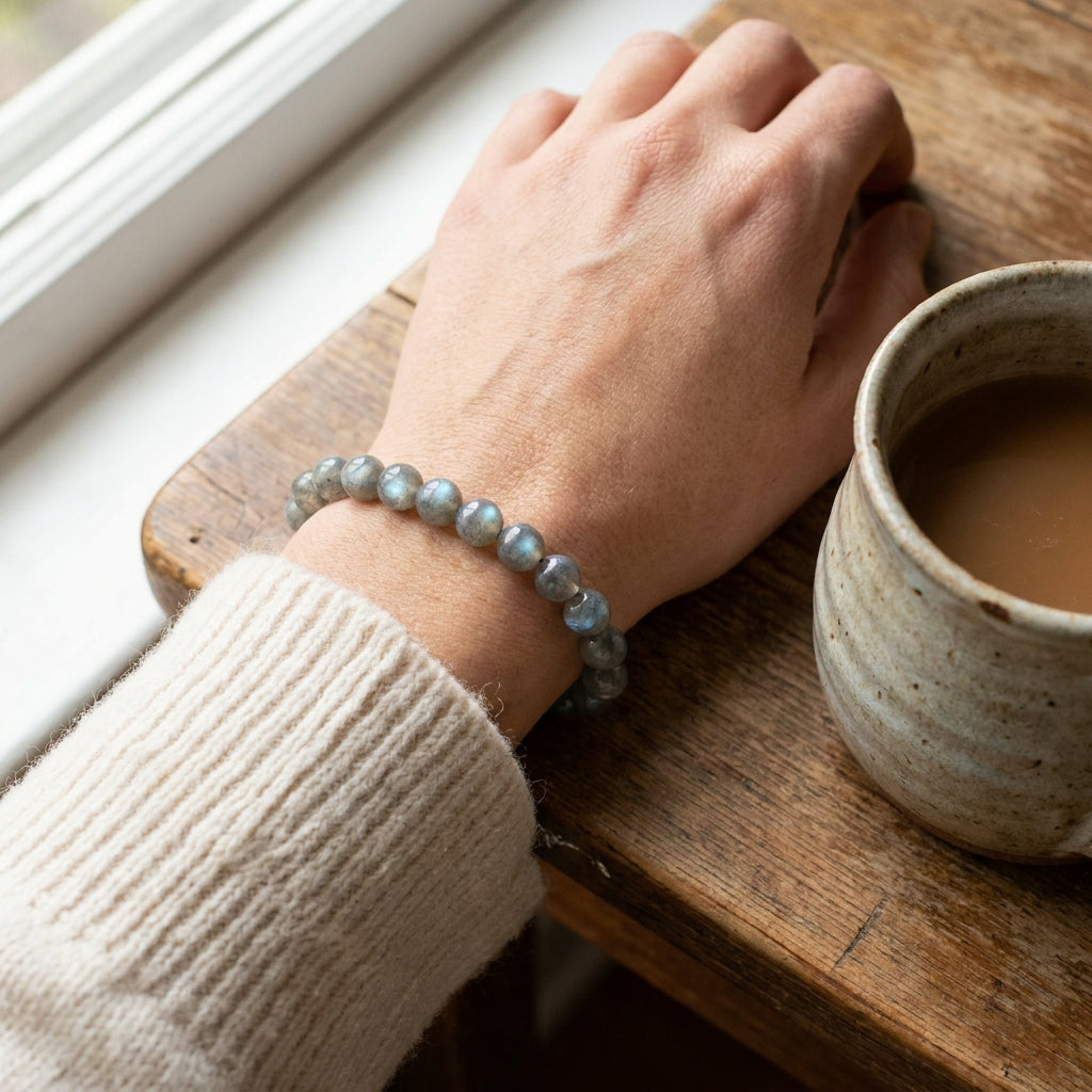 Number 7 Ketu Numerology Bracelet - worn on wrist