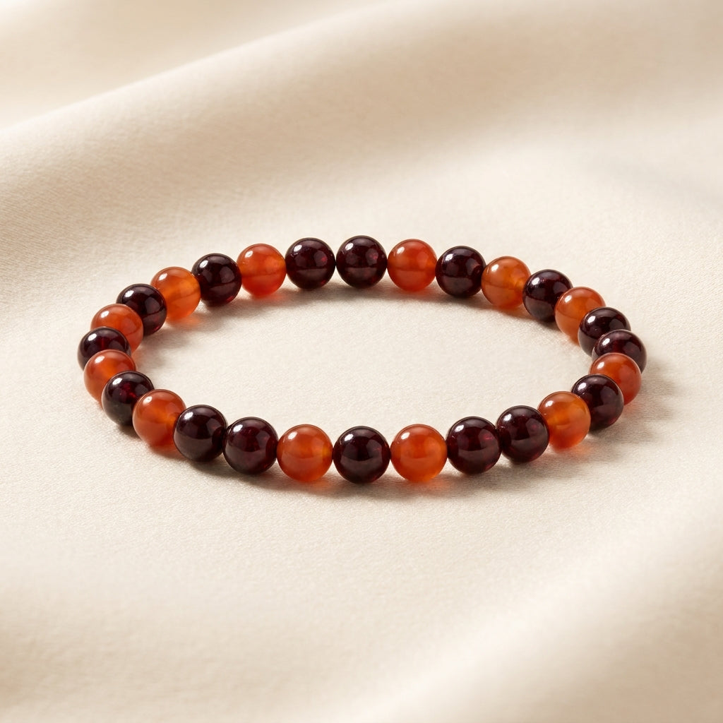 Number 1 & 9 Sun-Mars Numerology Bracelet - hero front view