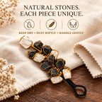 Natural stone Nazar Battu care guide: keep dry, dust softly and handle gently